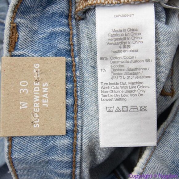 NEW Madewell Superwide-Leg Jeans in Blaisdell Wash, 30 - Picture 12 of 16